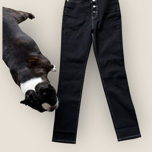 WeWoreWhat - High Rise Skinny Jeans – Black, Size 27, NWT - Picture 9 of 9
